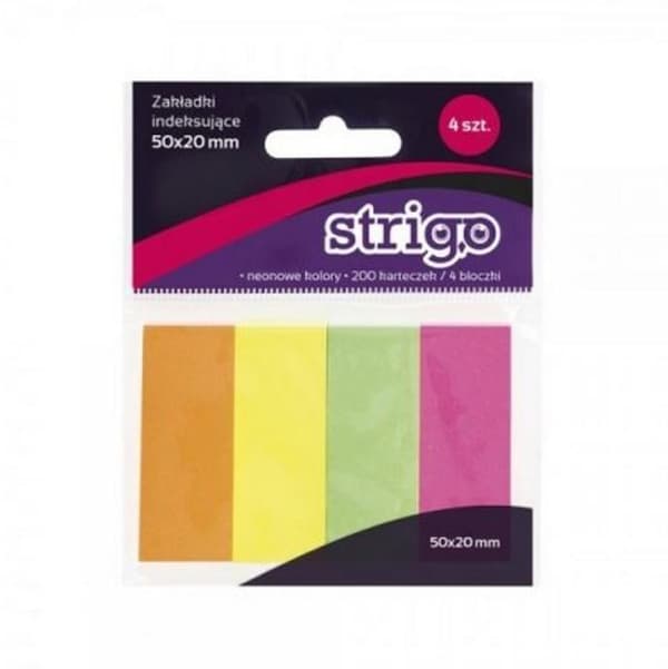 Tarralaput 50x20mm 200K neon STRIGO