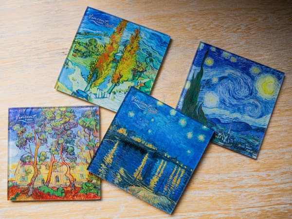 4 lasinaluset - V. van Gogh (CARMANI)