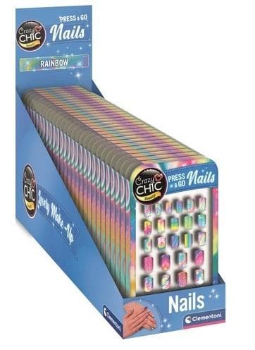 Crazy Chic. Regnbueformede negletips
