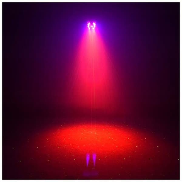 LIGHT4ME turbo blomster disco effekt LED PAR UV kugle laser strobe