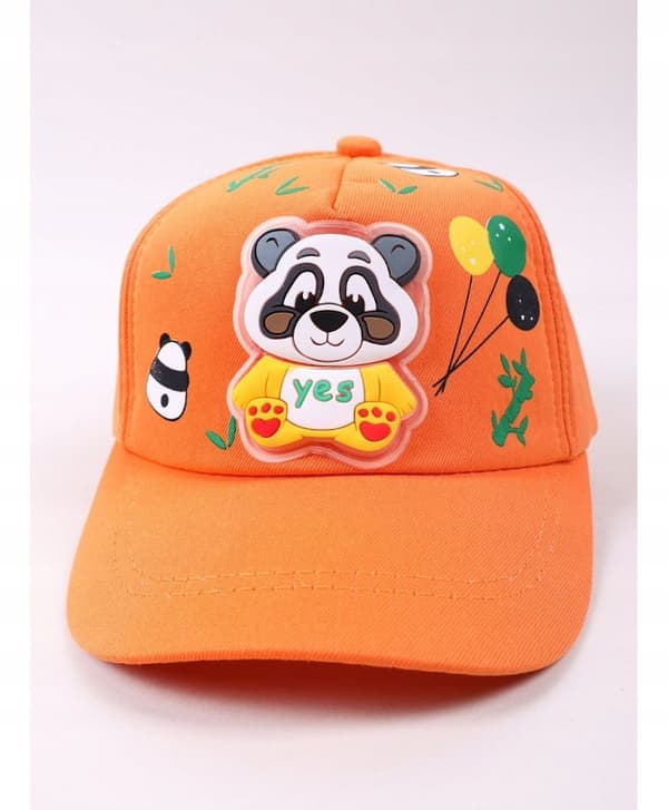 3D Panda Bear -lippis, oranssi, YO! 50/54 Ł031Y