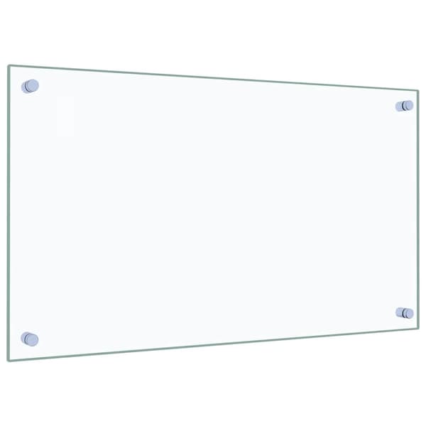 vidaXL Skyddspaneler för kök, transparenta, 2 st., 70x40 cm, glas