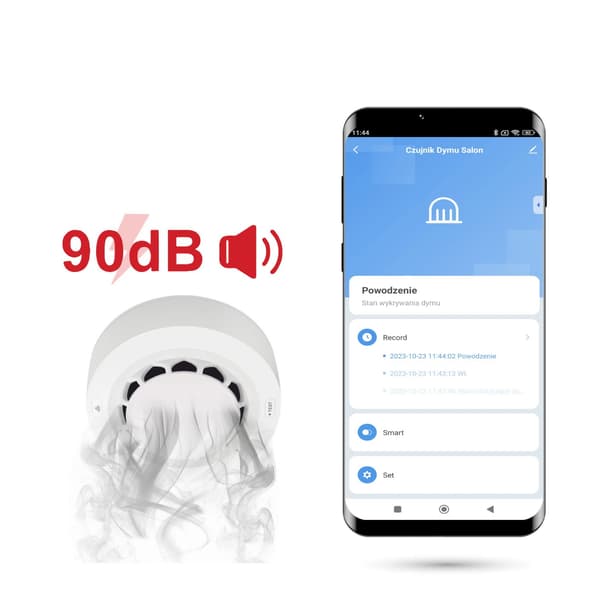WiFi-røgsensor med alarm