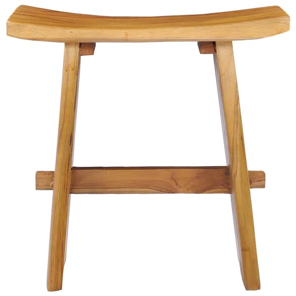 vidaXL Pall massiv teak