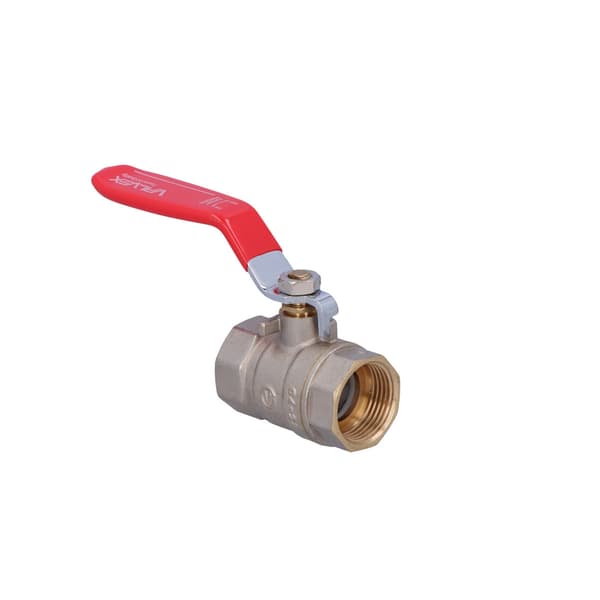 Forniklet kugleventil ORO med stålgrebsdrossel (DSt) (N-N version)