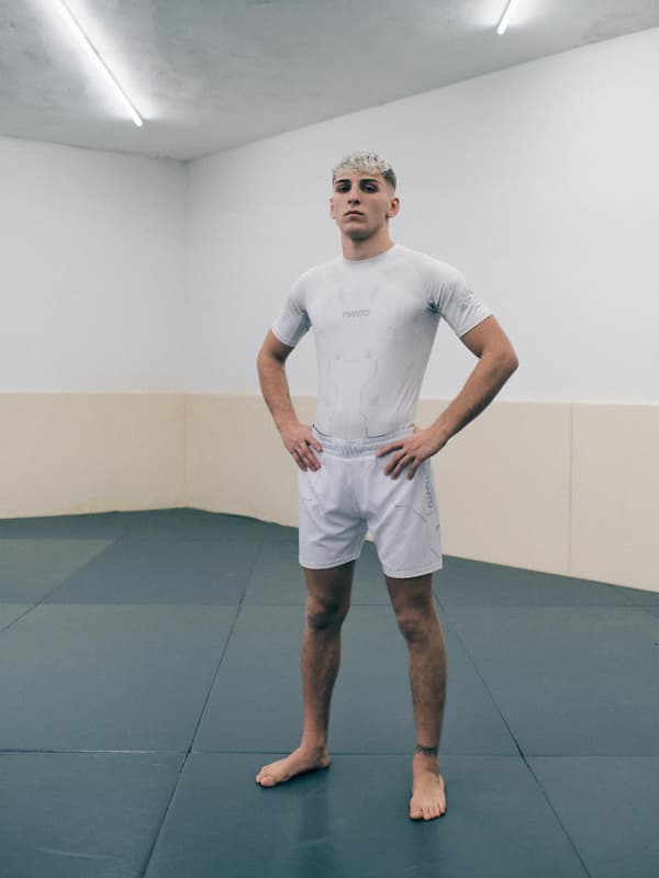 MANTO Rashguard Kortärmad SHIELD Vit S