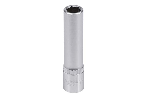 1/4" lang topnøgle 6-kantet 7 mm