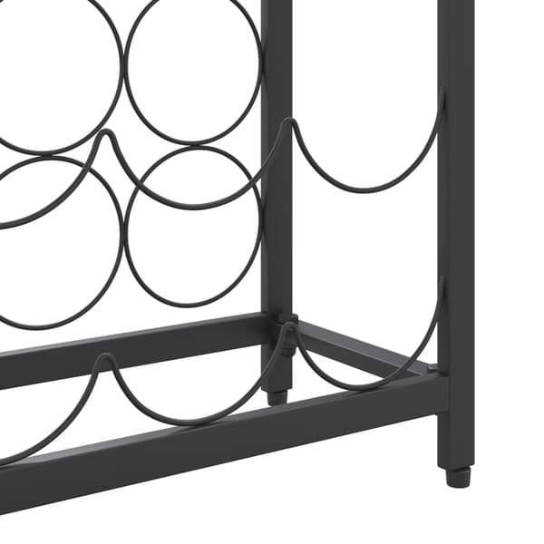 vidaXL 27 pulloteline musta 34x18x100 cm takorauta