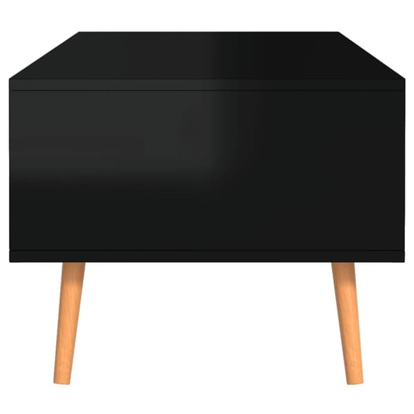 vidaXL sofabord højglans sort 100x49,5x43 cm