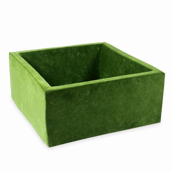 Tør pool 90x90x40 Velvet Soft Olive uden bolde