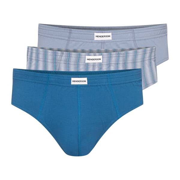 Klassiska Henderson herrkalsonger 3-pack | Blå L