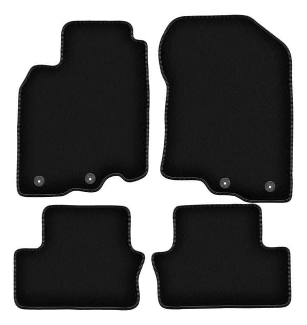 BASIC sorte velourmåtter til: Honda Insight II hatchback (2009-2014)