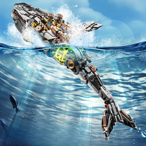 Technic MJI 13059 - Mekanisk val LED 1388 el - rörlig teknisk modell