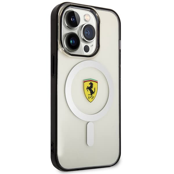 Ferrari Outline Magsafe-etui til iPhone 14 Pro Max, klart
