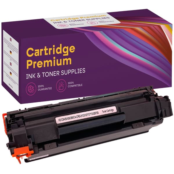 Toner til HP P1005 P1006 P1007 P1008 GP-HCB435A/CB436A/CE285A Sort printer