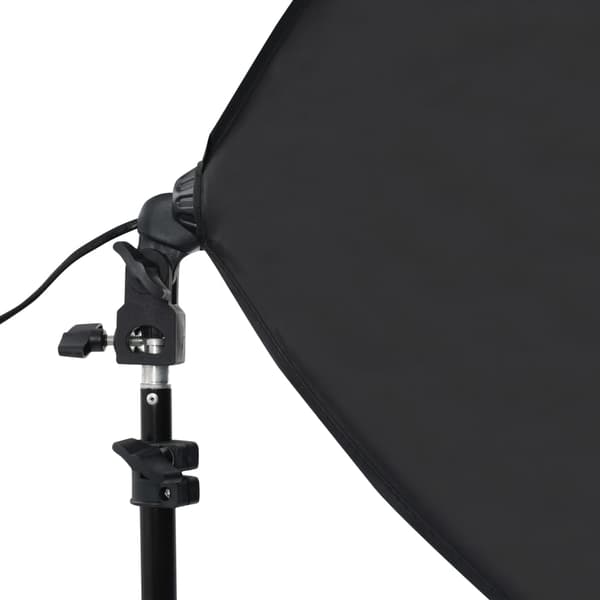 vidaXL Valokuvausstudiosetti softbox-valoilla ja taustalla