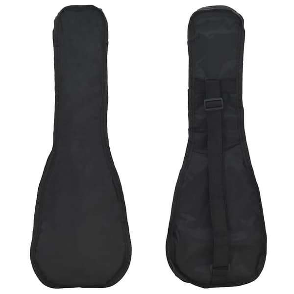 vidaXL Sopraanoukulele kotelolla lapsille, musta, 21"