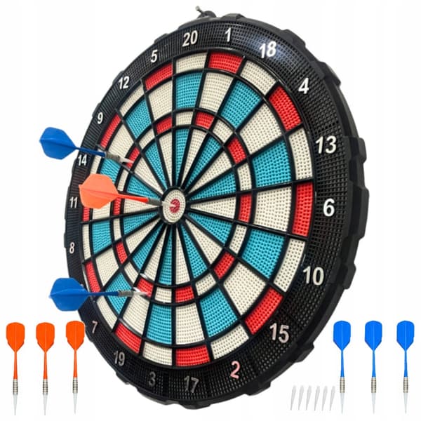 [5] Dartskive 42 cm sæt + pile Z3497