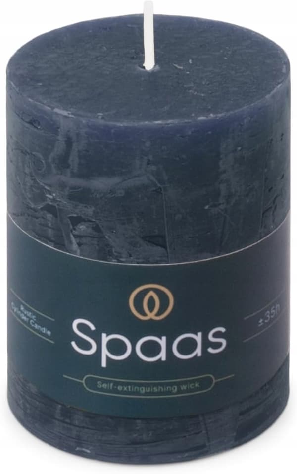 Spaas Rustikt pelarljus 70/95 mm 35h, Mörkblå