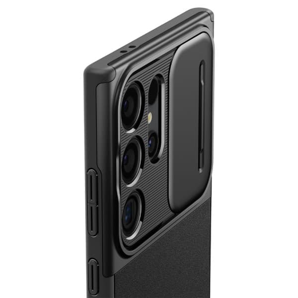Spigen Optik Armor-cover til Galaxy S24 Ultra, sort