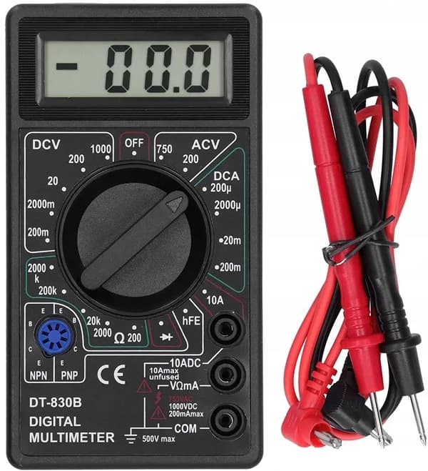 Handhållen multimeter MULTIMETER DT-830B