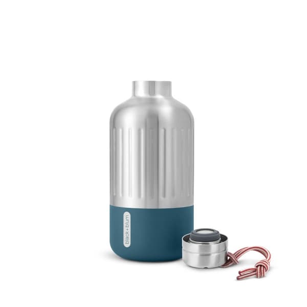 EXPLORER 650 ml teräspullo, merenvihreä / Musta+Blum