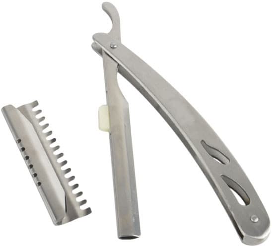 Barberkniv til udtynding, klipning, hårbehandling, barbering, 100 blade