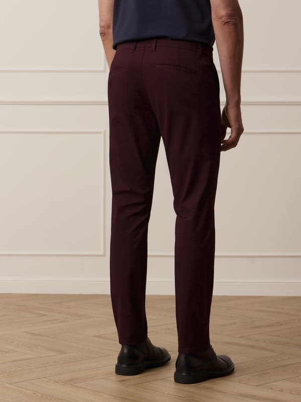HILLCREST BURGUNDY BUKSER 32/32