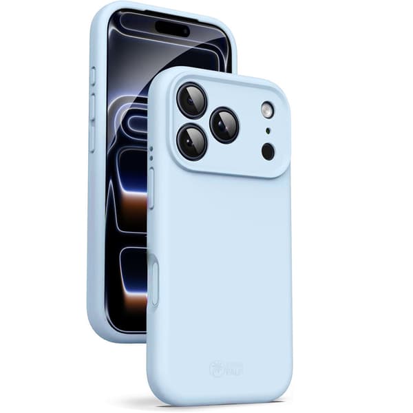 UrbanPalm iPhone 17 Pro Max Silikone-etui til MagSafe, Dueblå