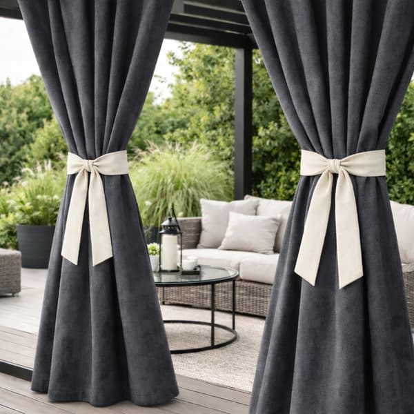 Vedenpitävä verhotanko 150×8, luonnonvärinen