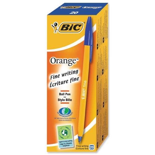 Orange Original Blå Kuglepen (20 stk.) BIC