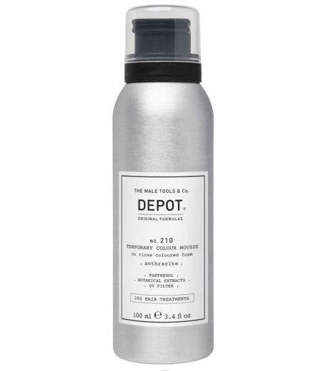 Depot nr. 210 Temp. Farvemousse Antracit 100 ml