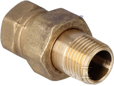 Mässingskoppling 1/2" PR L55