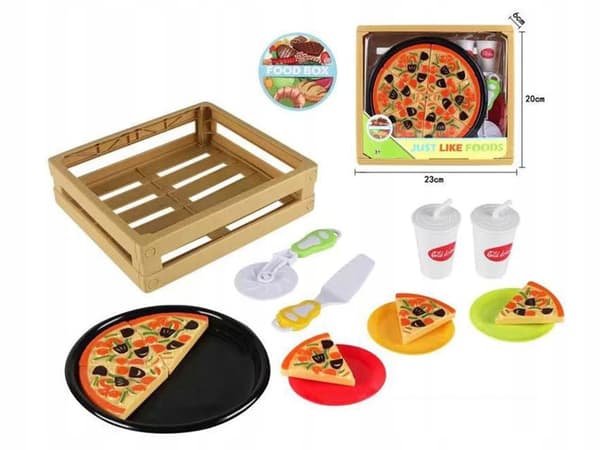 PIZZASÆT I ÆSKE 23X20X6CM 0701