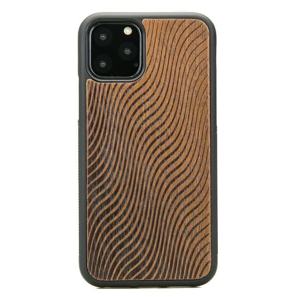 Træcover til iPhone 11 PRO WAVES MERBAU