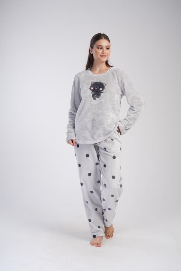 Damepyjamas, blød, luftig, tyk, behagelig, varm, 3XL, store størrelser