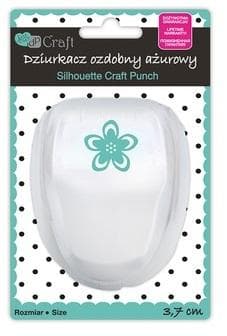 Genombruten dekorativ stans 3,7 cm blomma