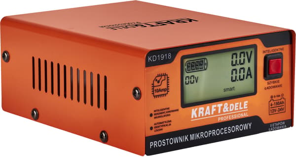 Mikroprocessor-ensretter 10A 12/24V KD1918