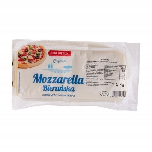 Mozzarella 1,5 kg - OSM Bieruń