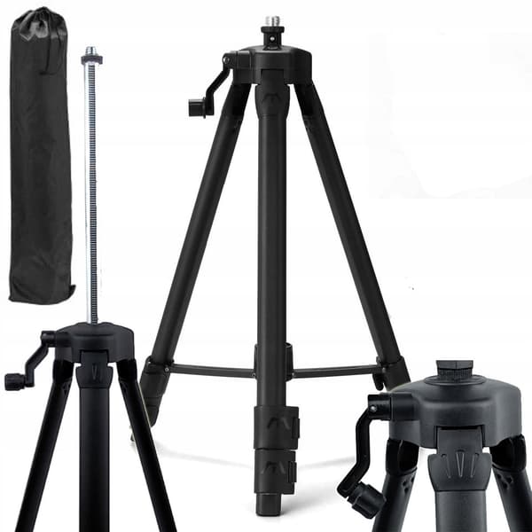 360° planlaservaterpas Hilda 4D krydslaserstativ 160 cm