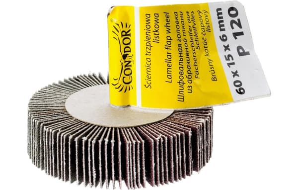 Lamskive, 60 x 15 x 6 mm, skaft, P