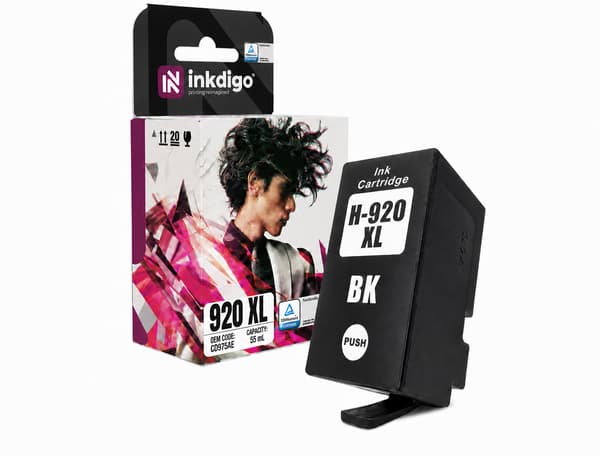 Inkdigo 920XL-blæk kompatibel med HP OfficeJet 6000 6500APlus 7500A 6500 TÜV-certificeret
