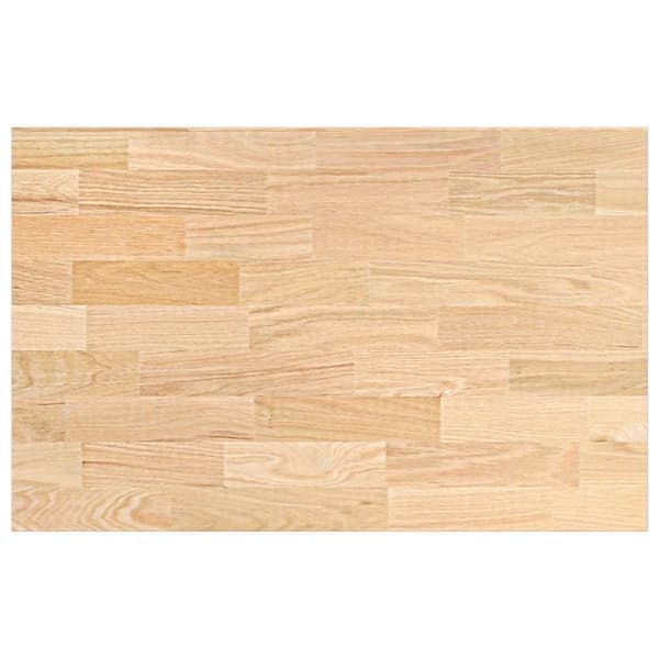 vidaXL køkkenbordplade, 100x63,5x2,7 cm, rektangulær, massivt egetræ