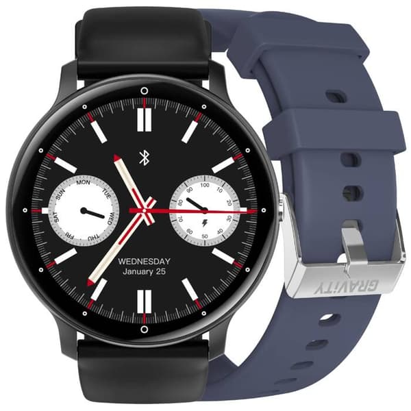 Älykello unisex GRAVITY GT1-1 PRO - Bluetooth-puhelut, lisäkäsnä (sg027a)