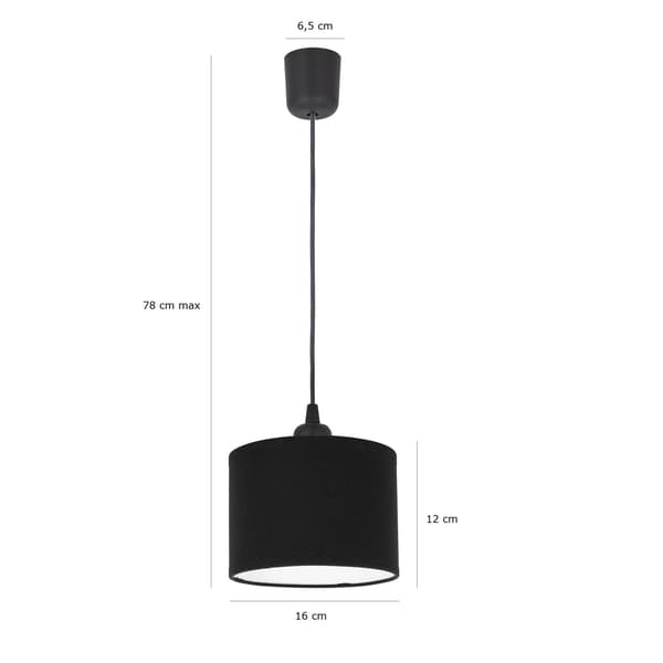 Tornado AM1Z-lampa svart