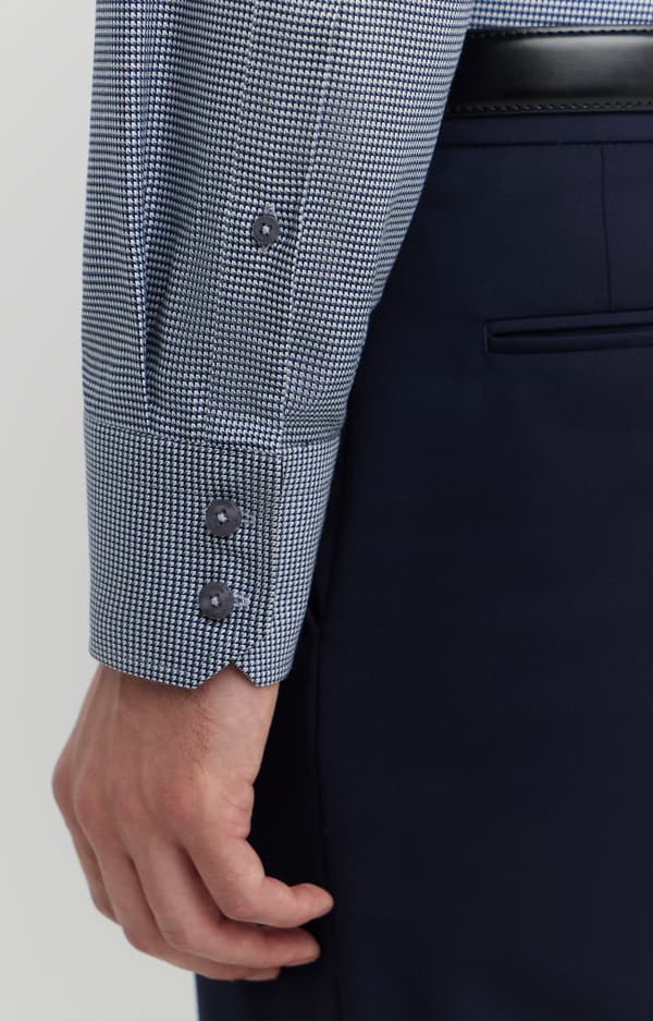 Houndstooth-skjorte 176-182/40