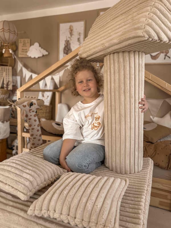 Stor trekant til Waffle Carmel-sofaen