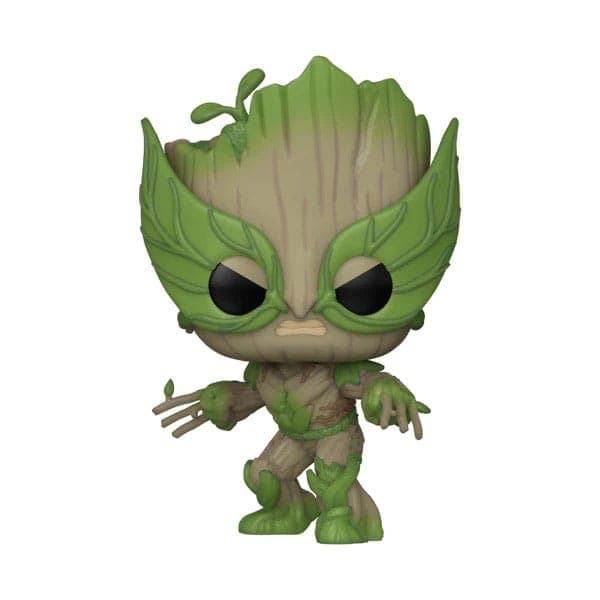 Funko POP I am Groot 1396 Groot som Wolverine samlerfigur