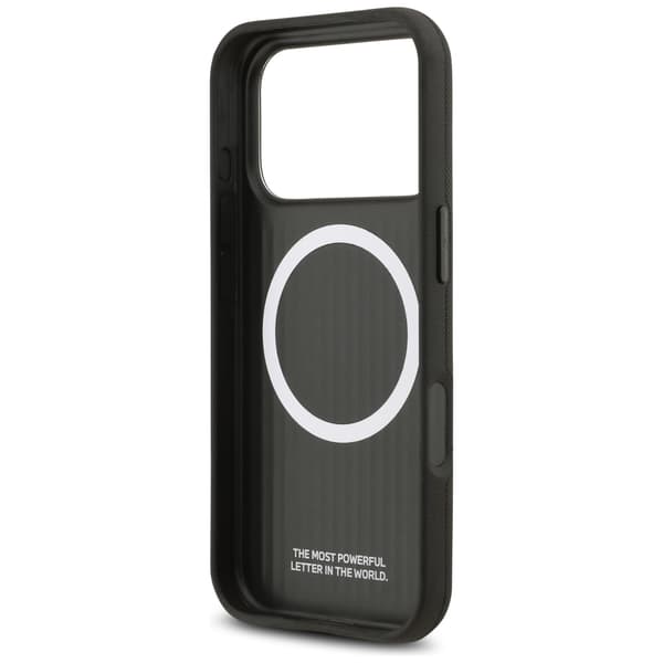 BMW M FW Metal Logo MagSafe-cover til iPhone 17 Pro Max, sort