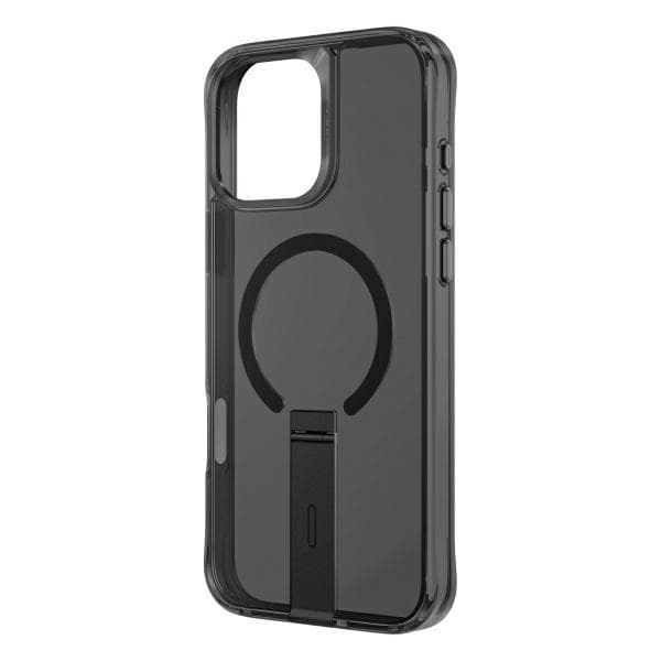UNIQ cover Eleva med Vertica Stand iPhone 16 Pro 6,3" sort/kulstofsort